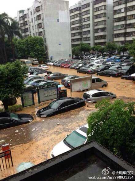 深圳遭遇大暴雨