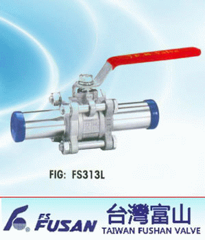 臺(tái)灣富山不銹鋼加長(zhǎng)焊接球閥