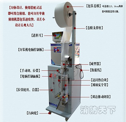 小型全自動(dòng)顆粒包裝機(jī)