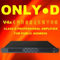 四通道公共廣播定壓D類數(shù)字功放機(jī)4x120W-4x1000W